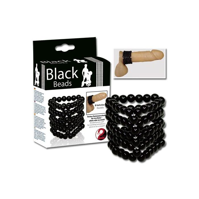 You2Toys Black Beads Penisring