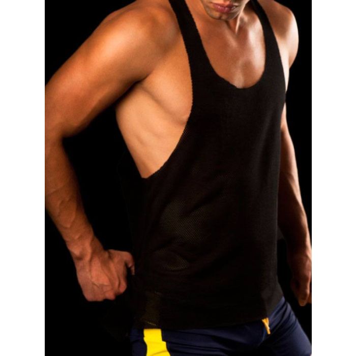 Barcode Tank Top Mesh 