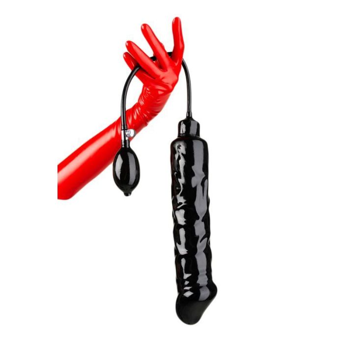 LATEXA – STOR, OPPUSTELIG LATEX-DILDO