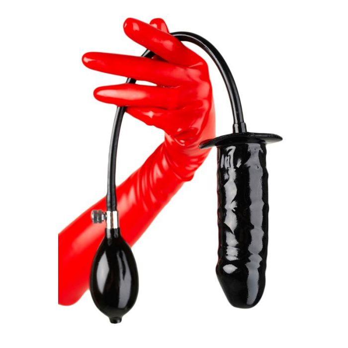 LATEXA – OPPUSTELIG LATEX-DILDO