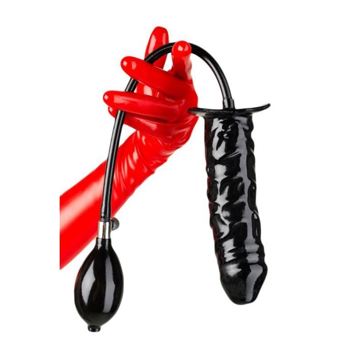 LATEXA – OPPUSTELIG, MASSIV LATEX-DILDO