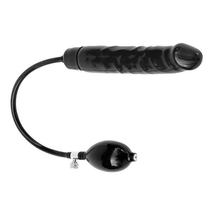 LATEXA – OPPUSTELIG DILDO I NATURTRO STØRRELSE