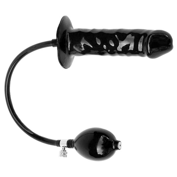 LATEXA – OPPUSTELIG, MASSIV BUTTPLUG