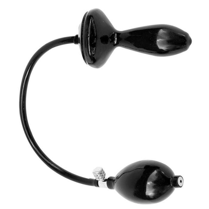 LATEXA – LILLE, OPPUSTELIG, MASSIV BUTTPLUG