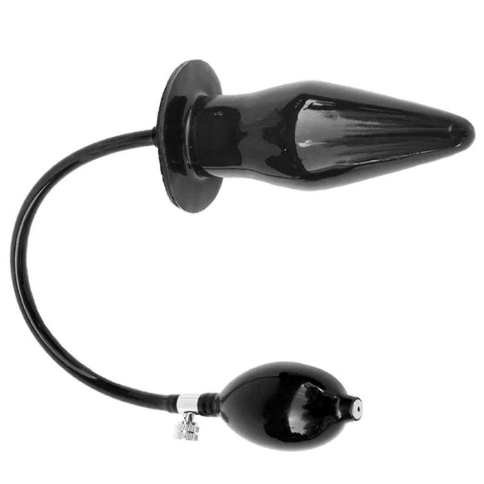 LATEXA – STOR, OPPUSTELIG, MASSIV BUTTPLUG