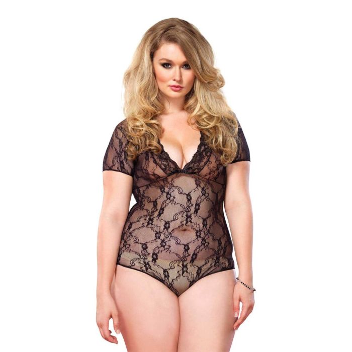 LEG AVENUE TEDDY I BLONDESTOF - PLUSSIZE