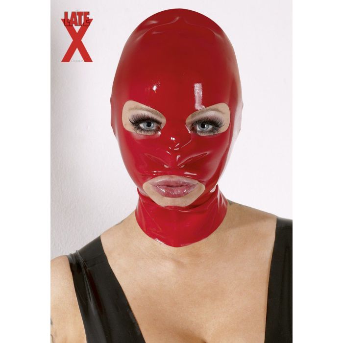 Rød Latex Maske 