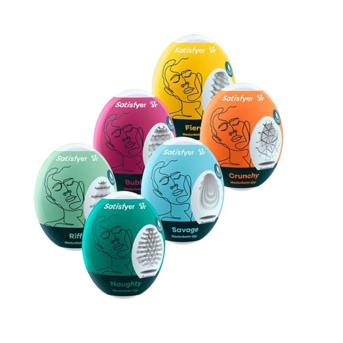 Satisfyer Masturbator Eggs - 6-pack