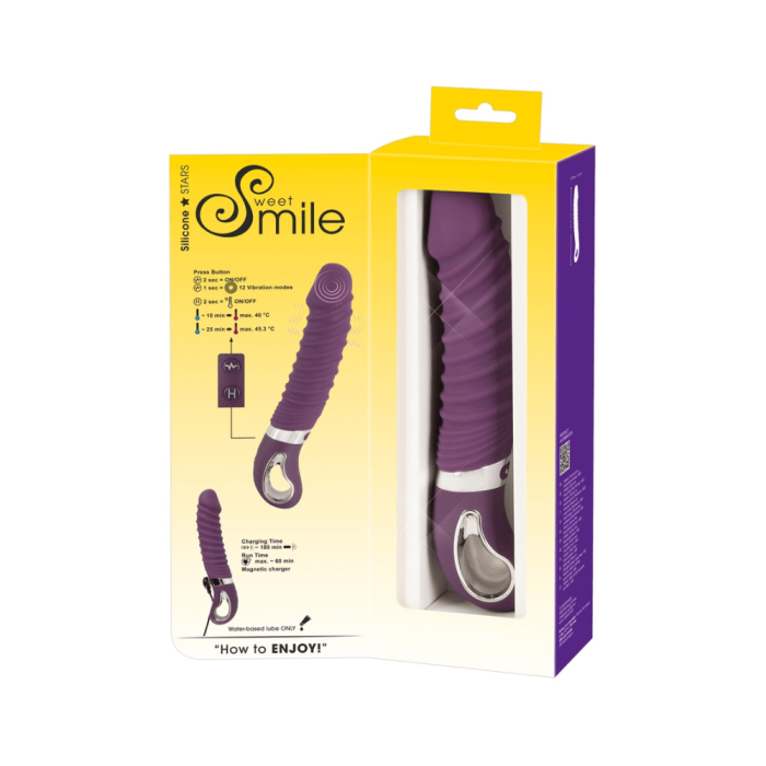 Warming Soft Vibrator i original emballage med varmefunktion
