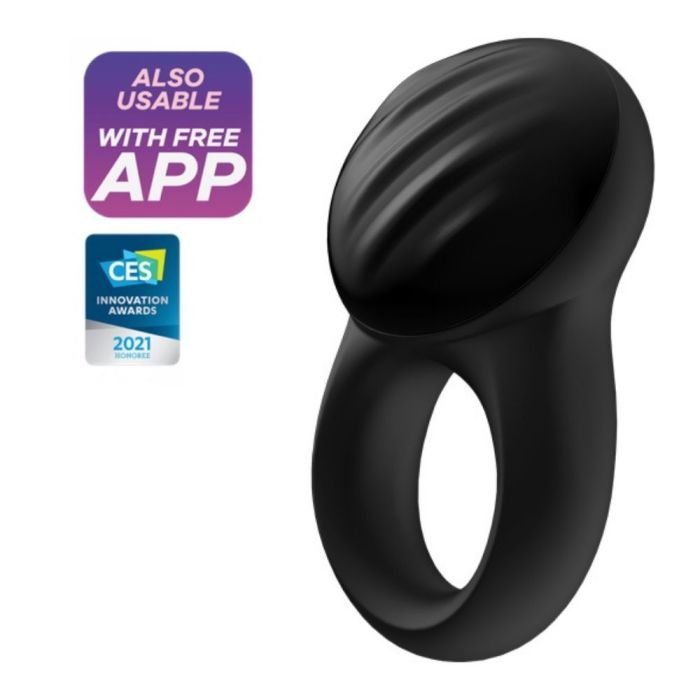 sexshop Satisfyer Signet Ring Penisring med Vibration sexlegetøj kvinder mænd par