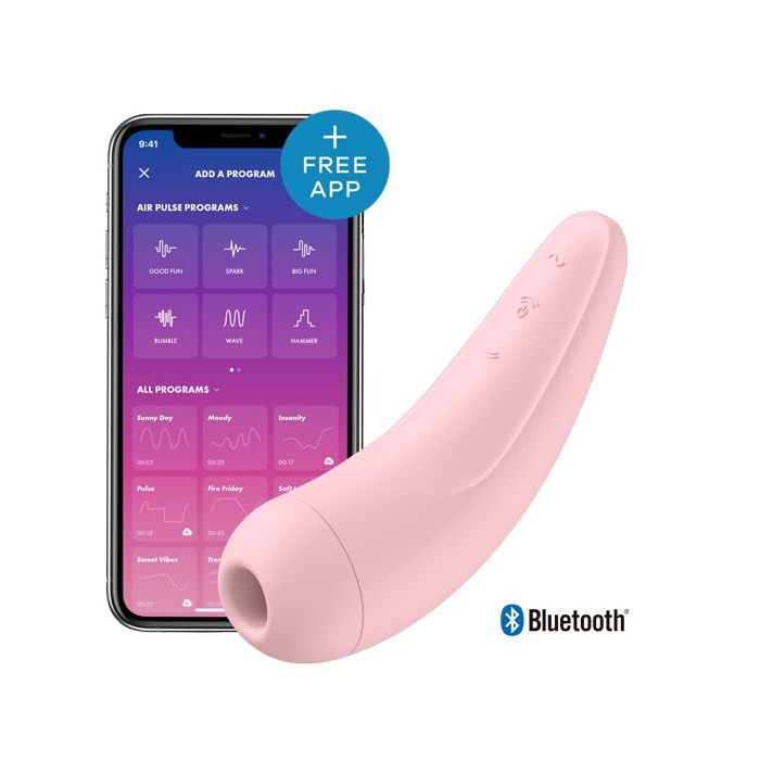 Sexlegetøj Satisfyer Curvy 2+ – App-styret Klitoris-Stimulator
