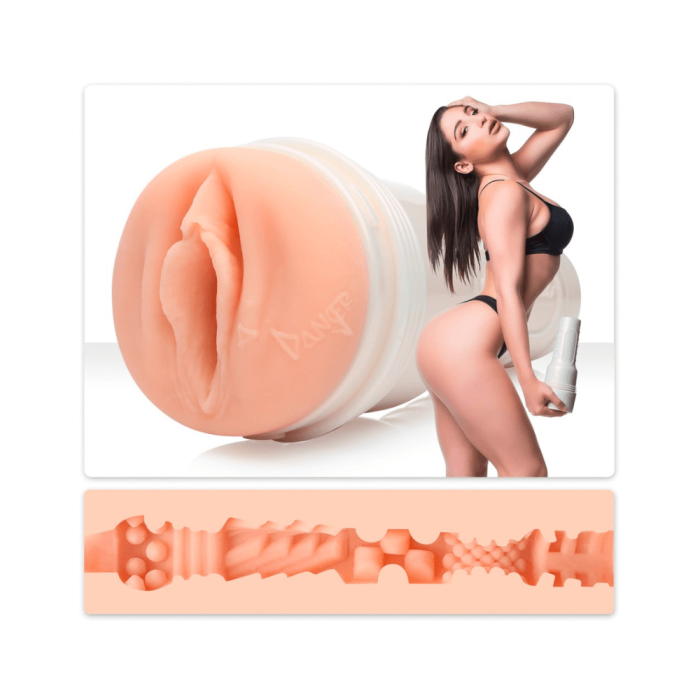 Fleshlight Abella Danger med realistisk sleeve og modelbillede

