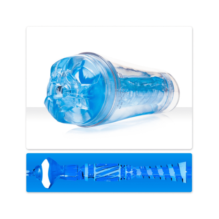 Fleshlight Flight Commander blå masturbator med tekstureret sleeve
