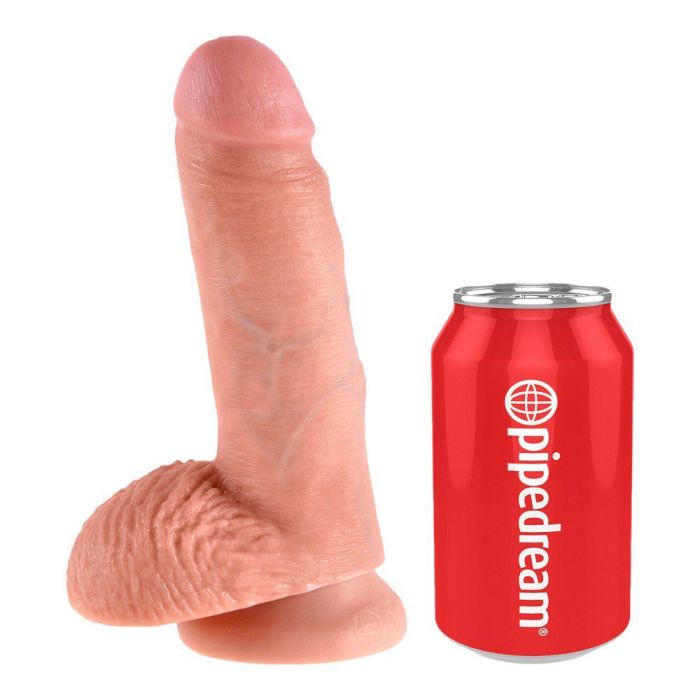 King Cock – 18 cm Cock with Balls Realistiske Dildo