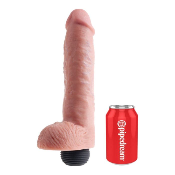 King Cock Squirting Cock 11” – Sprøjte-Dildo M/Testikler