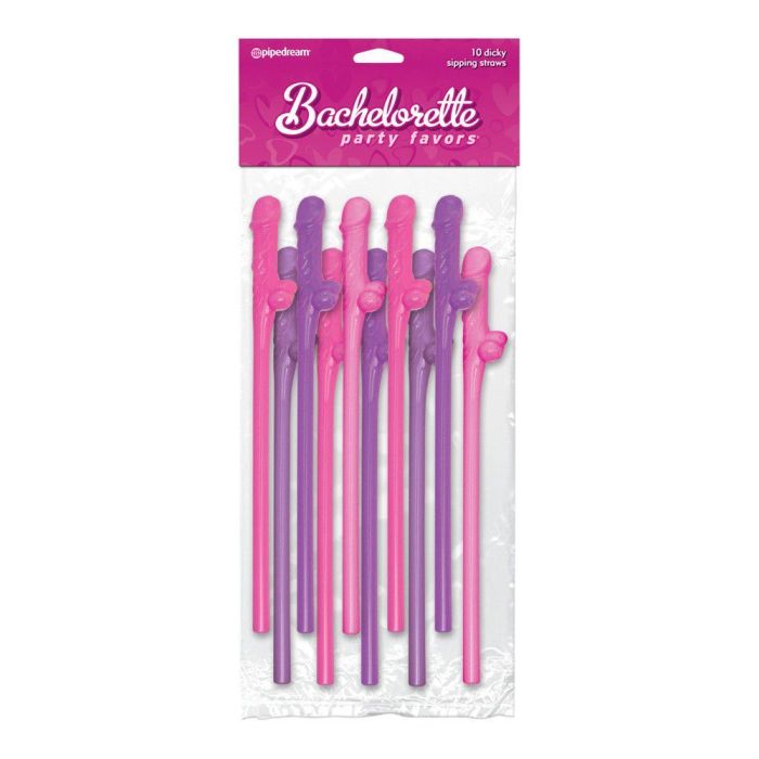 Pipedream Bachelorette Party Favors Dicky Sipping Straws – Sugerør