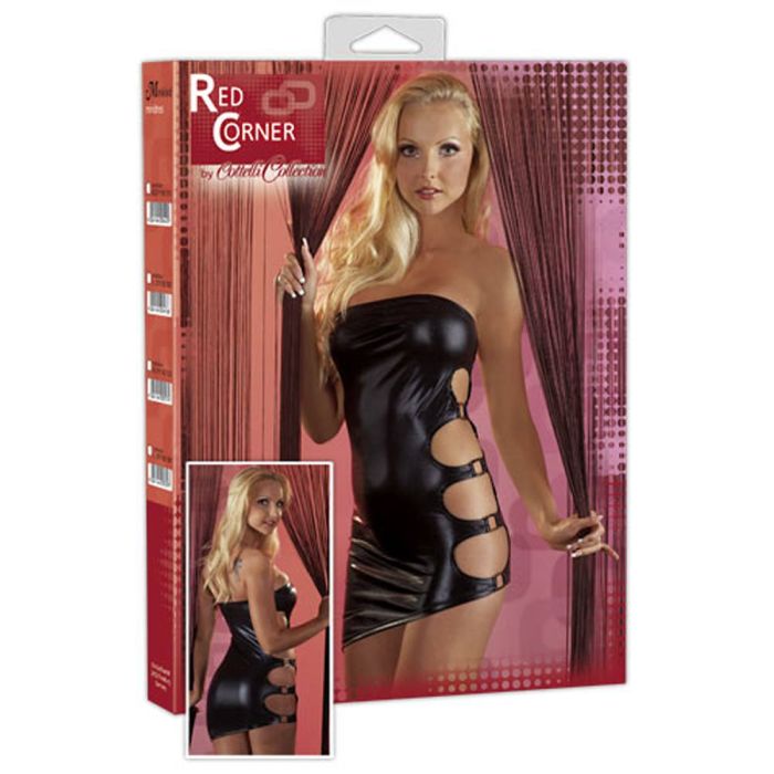 Red Corner – Minikjole Med Udskæringer