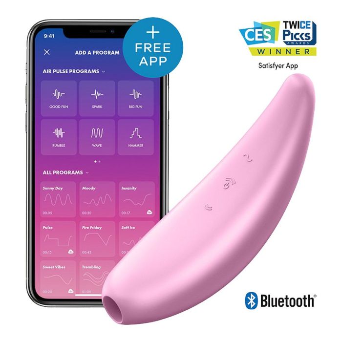 Sexshop Satisfyer Curvy 3+ – App-Styret Klitoris-Stimulator Sexlegetøj