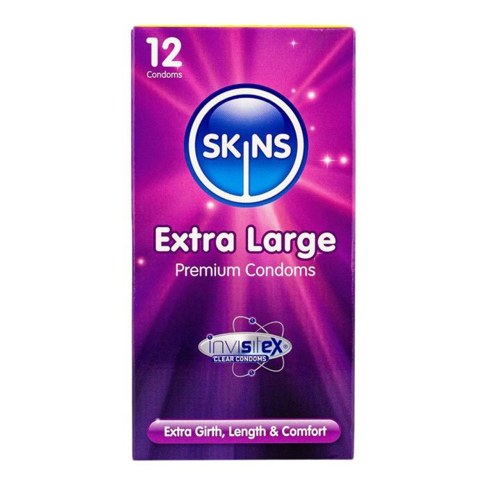 sexshop Skins Extra Large Kondomer – 12 stk. sexlegetøj mænd