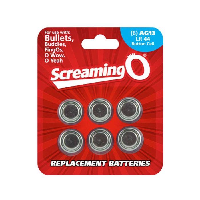 Screaming O Batterier AG13. LR44 6 stk.