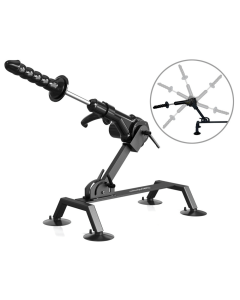 Body Dock Pro sexmaskine med justerbar vinkel og monteret dildo
