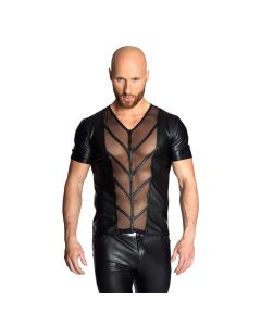 NOIR HANDMADE SHIRT MED GENNEMSIGTIG FRONT